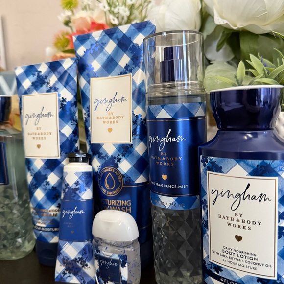 🆕💙 BATH & BODY WORKS “GINGHAM” BODY CARE COLLECTION. BRAND NEW FULL SIZE! - Picture 2 of 6